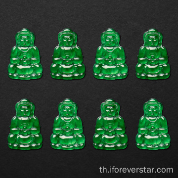 Jadeite สีเขียวธรรมชาติ